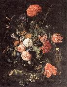Jan Davidsz. de Heem Vase of Flowers oil painting reproduction